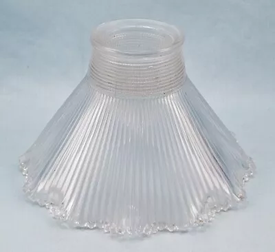 Vintage Holophane Pagoda Prismatic Glass Light Shade 1904 • $15