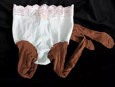 Vintage Olga NWT Wunder Pantsliner Panties Nylon Stockings Suntan Nylons M • $29