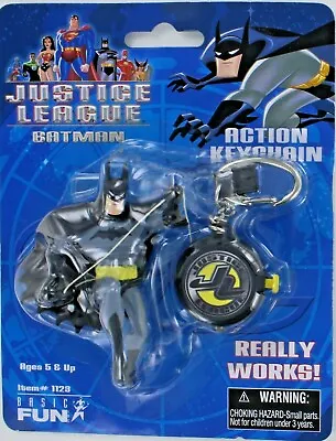 Justice League BATMAN Action Keychain Keyring Marvel DC Comics Bat Wayne Retired • $9.95