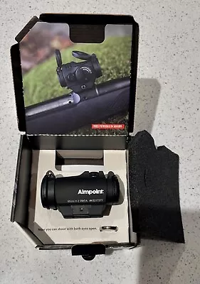 Aimpoint Micro H-2 Red Dot Reflex Sight- 2 MOA With Mount - NEW • $675