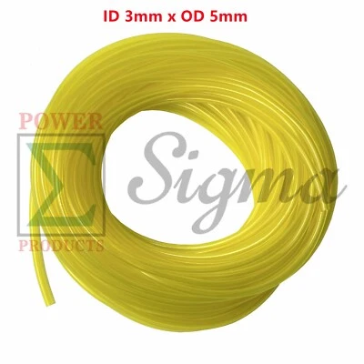 $7.60 • Buy 10 Feet Fuel Line Hose Tube ID 1/8  X OD 3/16  3 X 5 Mm 2 Cycle Chainsaw Trimmer