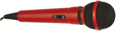 Dynamic Handheld Karaoke Microphone With 3.5mm Plug (Red) • £5.99