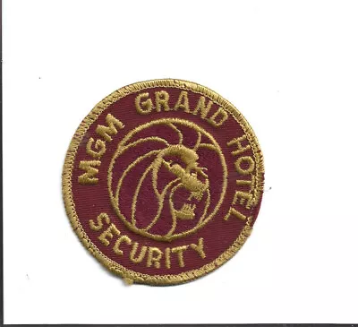 MGM GRAND Casino Las Vegas Nevada Casino Security Patch • $5.99