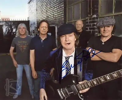 Brian Johnson AC/DC Signed 10x8 Photo AFTAL OnlineCOA • £236