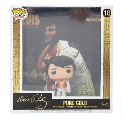 MIB Funko Pop Albums ELVIS PRESLEY Pure Gold # 10 LIMITED EDITION 2021 • $0.01