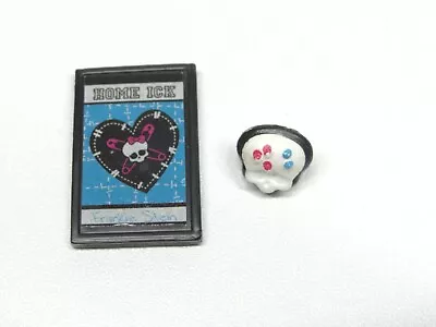 Monster High Replacement Frankie Stein Home Ick Book Bracelet Pin Cushion Skull • $9.99