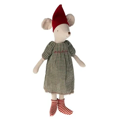 Maileg Medium Christmas  Girl Mouse 2023 • $69.99