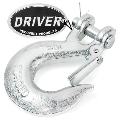 3/8  Clevis Slip Hook With Safety Latch Heavy Duty G70 Steel Towing Chain Winch • $11.29