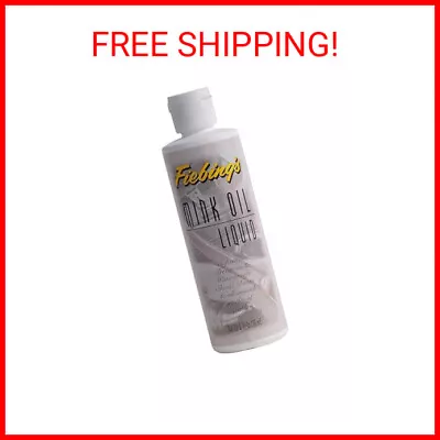 Fiebing’s Mink Oil Liquid 8 Oz. - Soften Preserves And Waterproofs Leather • $12.69