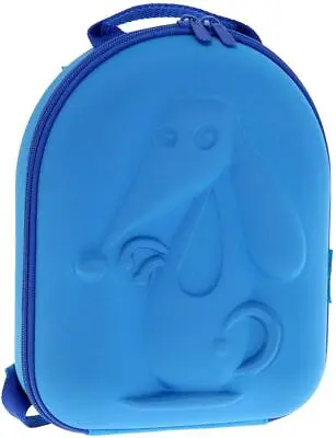 Wallaboo Blue Dog Children's Backpack Rucksack School Bag Hard Case • £8.99