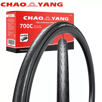 Chao YANG 2Pack Road Bike Tire Set Foldable Clincher Bicycle Tire 700x23C 120PSI • $34.99