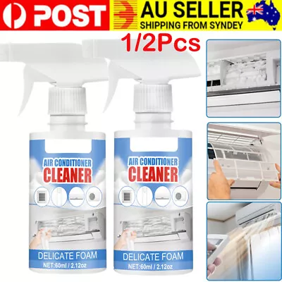 1/2Pcs 60ml Air Conditioner Foaming Cleaner Household Air Foam Cleaning Spray • $6.99