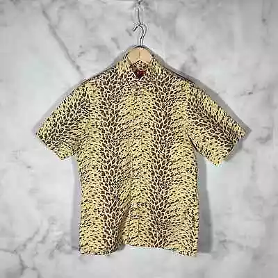 Size S -  Leopard Ape Print S/S Button Up • $75