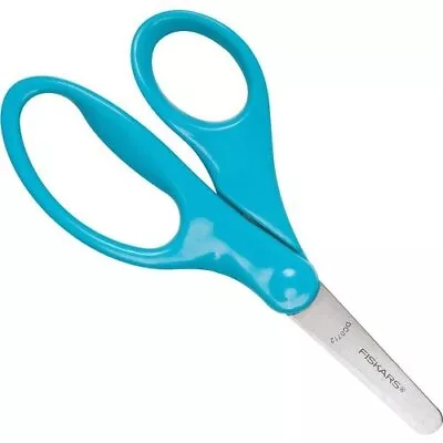 LOT Of 9 - Fiskars Blunt-Tip Kids Scissors 5  Turqoise NEW • £12.30