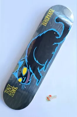 Birdhouse Skateboard Deck Tony Hawk Evil Cat 8.25  Blue • $90