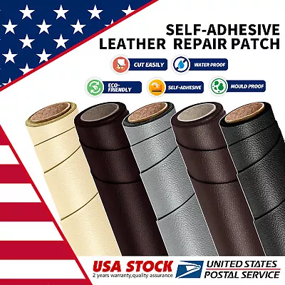 DIY Leather Repair Kit Filler Vinyl Car Seat Patch Sofa Rips Holes Professional • $12.99