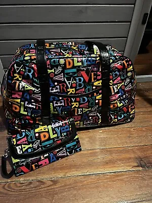 Vera Bradley Weekender Duffle Large Bag With Matching Wallet Set • $20