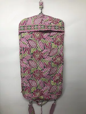 Vera Bradley Garment Bag Luggage Travel Very Berry Paisley **READ** • $39