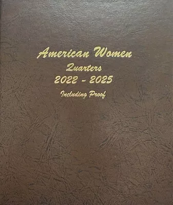 Dansco Album American Women Quarters 8141 PDSS 2022-2025 W Proof Safe Storage • $45.90