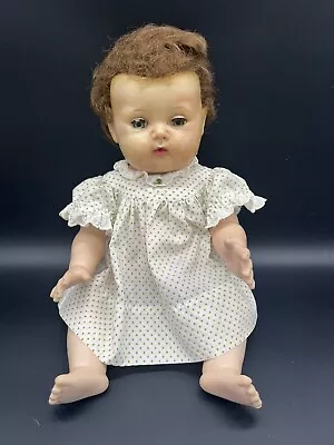 American Character Doll Baby Vintage Green Eyes Tiny Tears Pose Halloween 1950s • $40