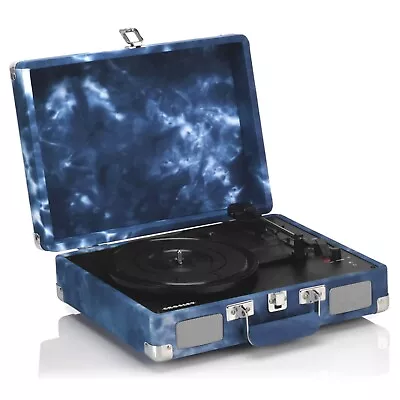 Crosley Cruiser Bluetooth Vinyl Record Player Turntable 33.3 45 78 RPM Blue • $210