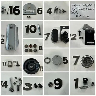 Vintage Pfaff 130 Sewing Machine Parts • $24.99