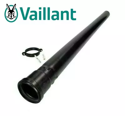 VAILLANT 303943 Extension Plume 60mm X 1m - Black  - FREE DELIVERY & VAT INC • £21.50