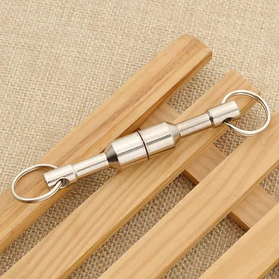 2pcs Ndfeb Magnet Key Chain Keyring Portable Magnetic Pendant Accessory Silver • $2.18