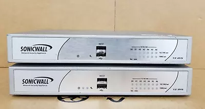 LOT OF 2 SonicWALL TZ 215W TZ 215 NO POWER SUPPLY #L1019 • $64.99