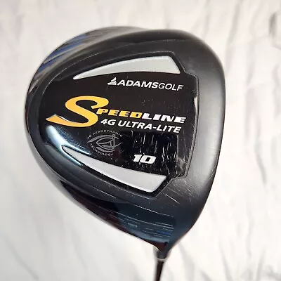 $54.95 • Buy Adams Golf Speedline 4G Ultra-Lite Driver 10° Bassara R-Flex Shaft RH *Read*