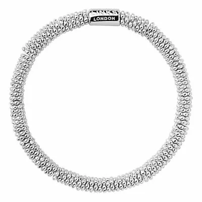 £76 • Buy LINKS OF LONDON Ladies Effervescence XS Silver Bead Small Bracelet RRP210 NEW