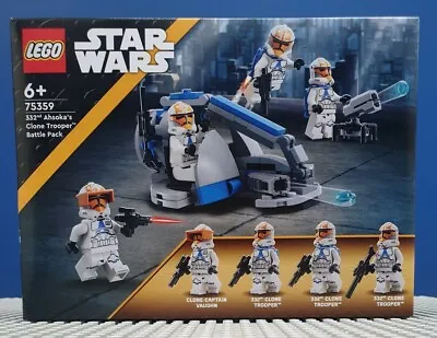 LEGO Star Wars 332nd Ahsoka’s Clone Trooper Battle Pack (75359) Brand New Sealed • $49.95
