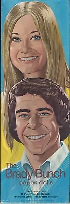 VINTAGE1960s MARCIA GREG BRADY PAPER DOLL UNCUT LASER REPRODUCTION NO1 TOP SLR • $20.99