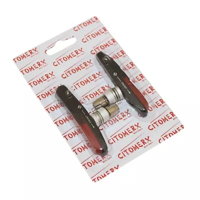 £7.92 • Buy Brake Pads 72 Mm Dual Compound Red Black For Rim Brake V-Brake Shimano XTR 