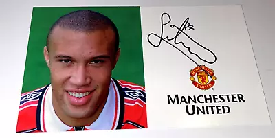 Mickael Silvestre Signed Club Card Photo Autograph Manchester United Man Utd C • £9.99