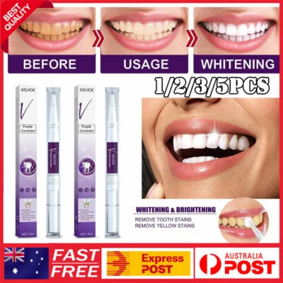 $6.95 • Buy 1-5Pcs Hismile V34 Colour Corrector Teeth Whitening Gel Pen, Tooth Stain Removal