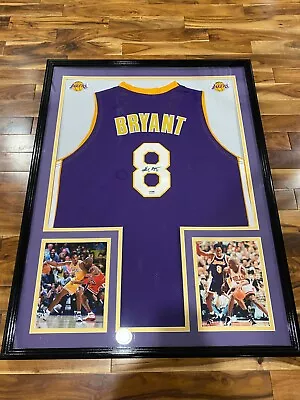 Framed Kobe Bryant Signed Purple NBA Los Angeles Lakers Jersey PSA DNA Authentic • $4999.99