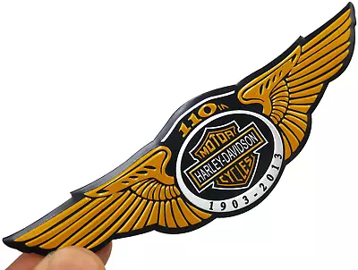 1x Harley Davidson Emblem Fuel Tank Gas Badge Motorcycle Decal 4.75  X 1.30  • $13.38