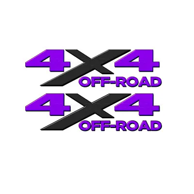 4x4 OFF ROAD Truck Side Decals -Purple Truck Side Graphics -2 Pack AM22OR4bkx • $13.99
