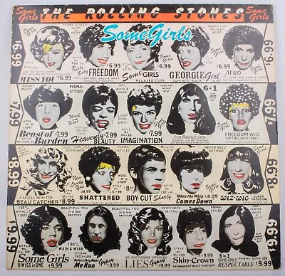 Vintage 1978 Rolling Stones  Some Girls  Original Banned Version Vinyl Record LP • $119.99