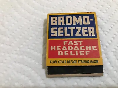 Vintage Matchbook Bromo Seltzer Fast Headache Relief 1-B • $3.99