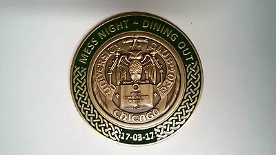 Challenge Coin Marine Air Control Group University Club Of Chicago Mess Night • $17.99