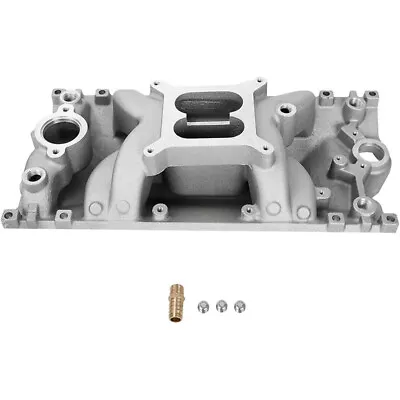 Dual Plane Vortec Air Gap Intake Manifold For Small Block Chevy SBC 350 1996+ • $131.99