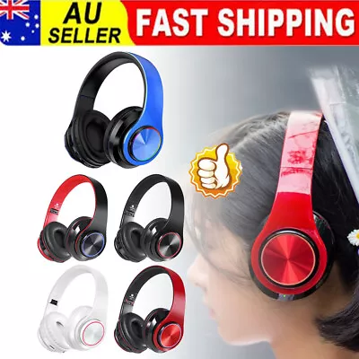 $19.45 • Buy Wireless Stereo Headphones Gaming Bluetooth 5.0 TV PC Headset Noise Cancelling~