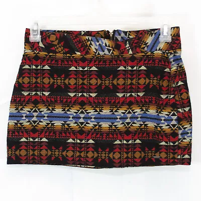 Volcom Southwest Tapestry Mini Skirt Juniors 1 Casual Tribal Festival Boho GG07X • $6.99