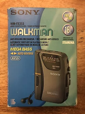 Sony Walkman WM-FX163 Tape Player Cassette Travel • £12.50