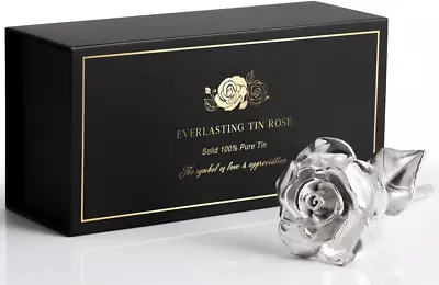 Tin Rose 10Th Anniversary For Her Gift - Tin Gift For 10 Year Wedding  • £44.31