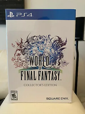 PS4 RARE World Of Final Fantasy: Collector's Edition Brand New And Sealed • $450