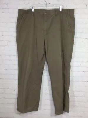 Duluth Trading Co Khaki Pants 48X30 Tan Brown Cargo Pockets Work Utility Men's  • $25.20