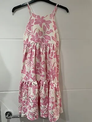 Zara Girls Beach Summer Dress Age 10 Years Pink • £8